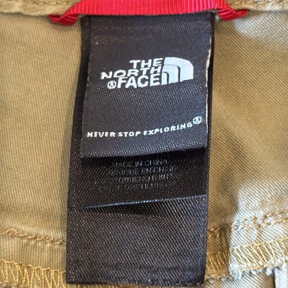 The North Face Women's Khaki Tech Wear Noble Stretch Roll Up Pant Size 14 - Picture 6 of 14